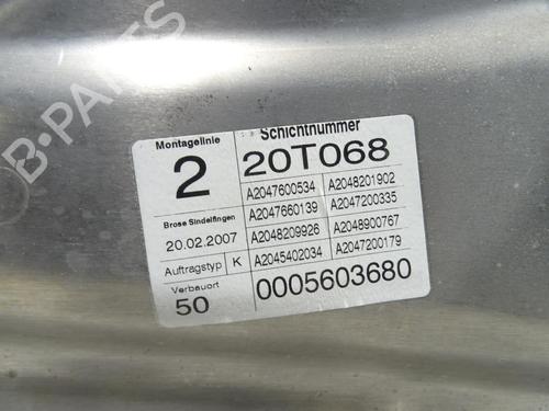 Used Front left window mechanism Front left window mechanism MERCEDES-BENZ C-CLASS (W204) C 220 CDI (204.008) (170 hp) 25893082 25893082