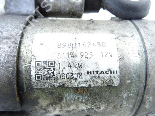 Used Starter Starter OPEL ASTRA H (A04) 1.7 CDTI (L48) (110 hp) 29599472 29599472