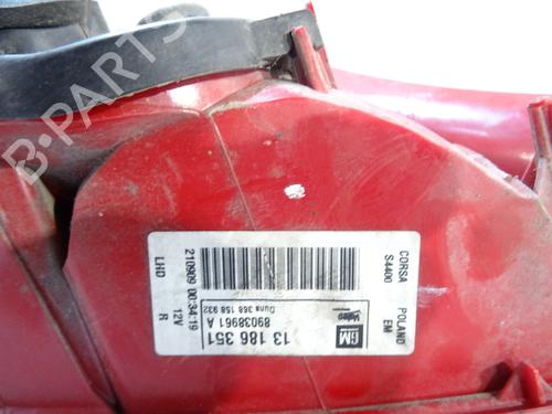 Right taillight OPEL CORSA D (S07) 1.3 CDTI (L08, L68) | BP31970828C35