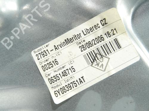 Used Rear left window mechanism Rear left window mechanism SKODA FABIA I Combi (6Y5) 1.9 TDI (100 hp) 20038327 20038327