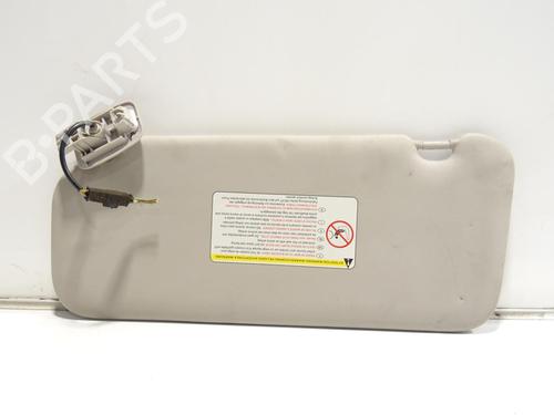 Right sun visor PEUGEOT 407 (6D_) 2.0 HDi 135 (6DRHRH, 6DRHRE, 6DRHRG, 6DRHRJ) | BP31853337I2