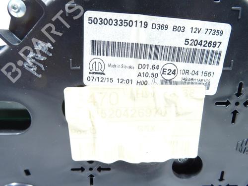 Used Instrument cluster Instrument cluster FIAT 500X (334_) 1.4 4x4 (334AXF22) (170 hp) 39697312 39697312