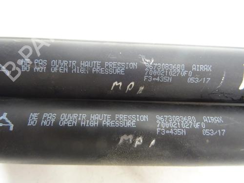 Tailgate lift support PEUGEOT 208 I (CA_, CC_) 1.6 HDi / BlueHDi 75 | BP27972903C138