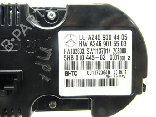 Used Climate control Climate control MERCEDES-BENZ A-CLASS (W176) A 180 CDI / d (176.012) (109 hp) 34109144 34109144