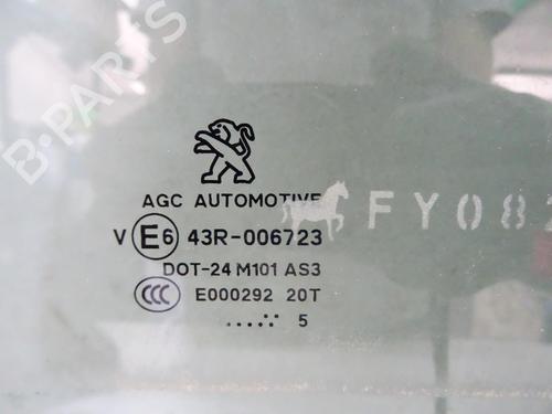 Rear left door window PEUGEOT 2008 I (CU_) 1.6 BlueHDi 100 | BP20063309C20 
