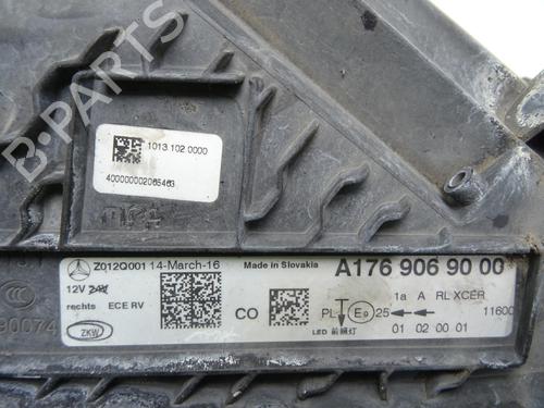 Right headlight MERCEDES-BENZ A-CLASS (W176) A 200 CDI / d 4-matic (176.002) | BP31970869C29