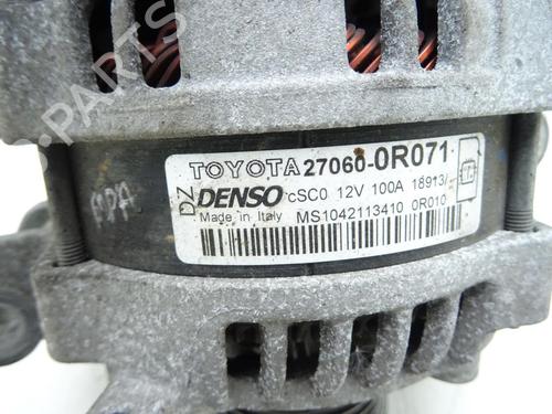 Alternator TOYOTA VERSO (_R2_) 2.0 D-4D (AUR20_, AUR20R) | BP31980516M7