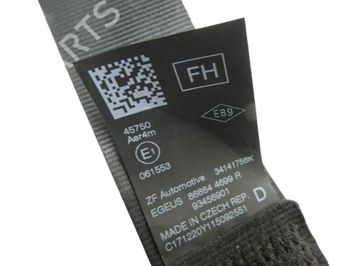 Front right seatbelt RENAULT TRAFIC III Bus (JG_) 2.0 dCi 145 (JGML) | BP39384254I25 - Image 5
