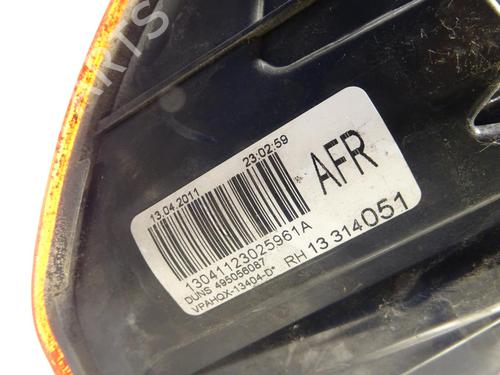 Used Right taillight Right taillight 27716433 27716433