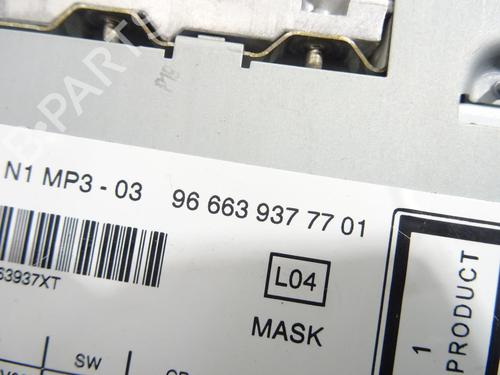 Bilradio CITROËN BERLINGO MULTISPACE (B9) 1.6 HDi 110 | BP31595437E6