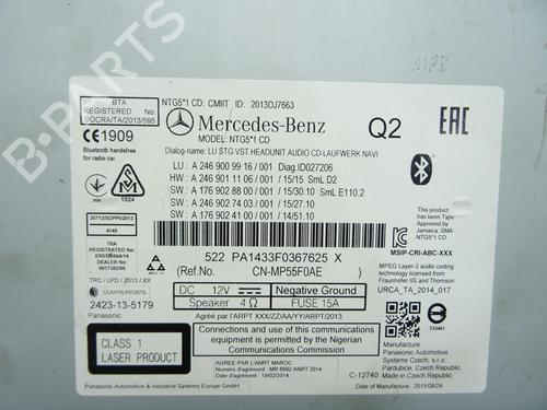 Radio MERCEDES-BENZ A-CLASS (W176) A 160 CDI / d (176.011) | BP31839326E6 - Image 3