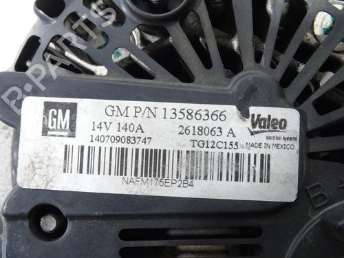 Used Alternator Alternator OPEL ASTRA J (P10) 1.6 CDTi (68) (136 hp) 28283467 28283467