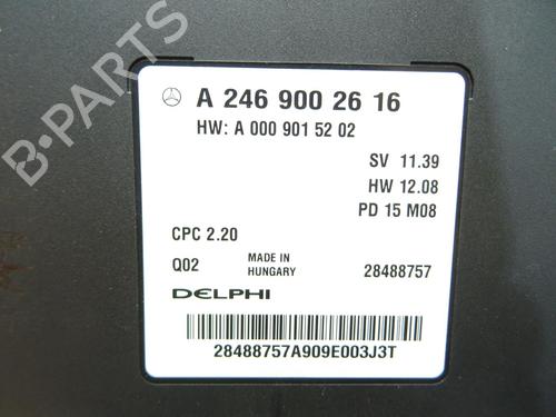 Control unit MERCEDES-BENZ A-CLASS (W176) A 160 CDI / d (176.011) | BP31851017M11