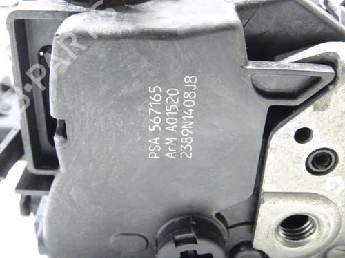 Rear left lock PEUGEOT 308 I (4A_, 4C_) 1.6 HDi | BP27236761C100 