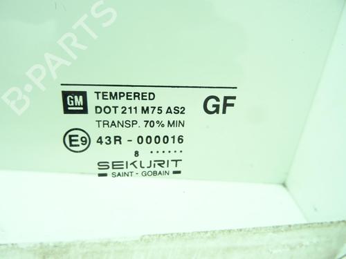 Front left door window OPEL CORSA B (S93) 1.2 i 16V (F08, F68, M68) | BP29543321C18 