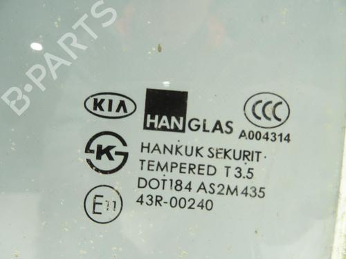 Used Rear left door window Rear left door window KIA SORENTO I (JC) 2.5 CRDi 4WD (140 hp) 24951975 24951975