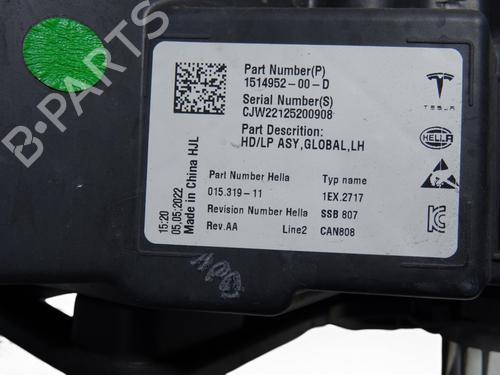 Optica esquerda TESLA MODEL 3 (5YJ3) EV AWD | BP37067443C28 - Image 5