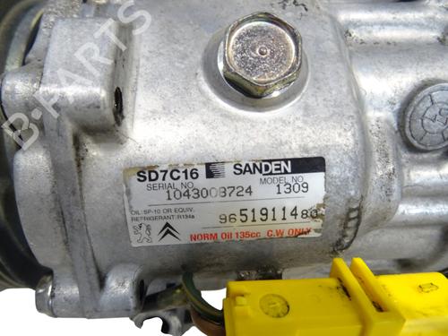 AC compressor PEUGEOT 307 Break (3E) 1.6 HDi 110 | BP38922099M34 - Image 6