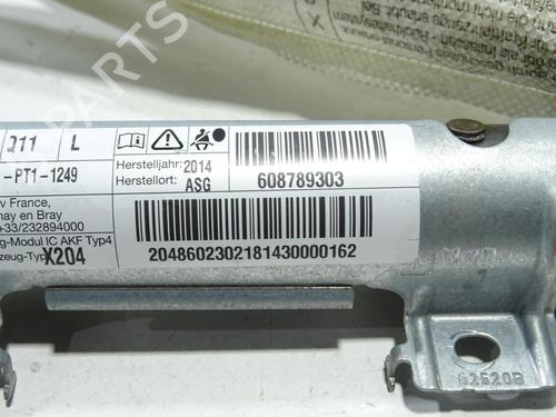 Left curtain airbag MERCEDES-BENZ GLK-CLASS (X204) 250 CDI 4-matic (204.982, 204.904) | BP26936713C11 