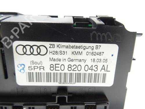 Climate control AUDI A4 B7 Avant (8ED) 2.0 TDI 16V | BP22802980I5 