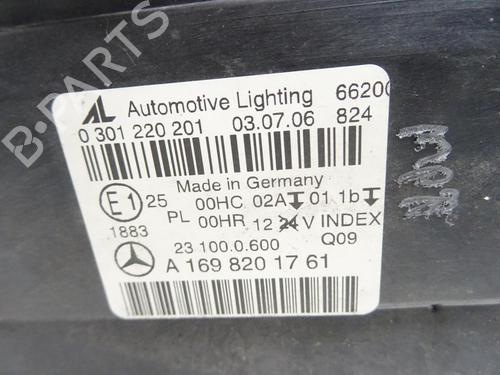 Left headlight MERCEDES-BENZ B-CLASS Sports Tourer (W245) B 200 CDI (245.208) | BP29020597C28 