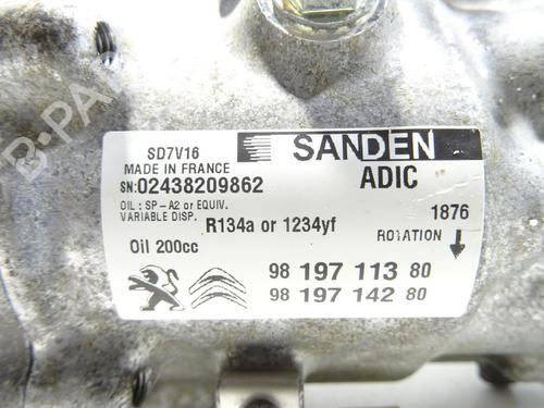 Used AC compressor AC compressor CITROËN JUMPER II Van 2.2 HDi 120 (120 hp) 25289997 25289997