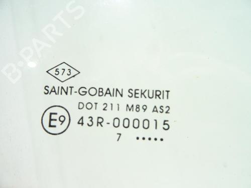 Front right door window DACIA SANDERO II TCe 90 (B8M1, B8MA, B8AC) | BP29340725C19 