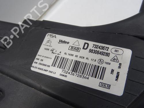 Right headlight CITROËN C4 III (BA_, BB_, BC_) 1.2 Hybrid 136 (BAHPYJ) | BP29477508C29 