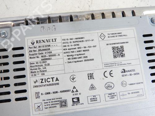 Used Radio Radio DACIA SANDERO III 1.0 SCe 65 (67 hp) 20053654 20053654