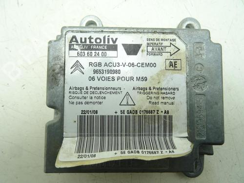 ECU airbags CITROËN BERLINGO / BERLINGO FIRST MPV (MF_, GJK_, GFK_) 1.6 HDI 90 (MF9HX) | BP30948439M53