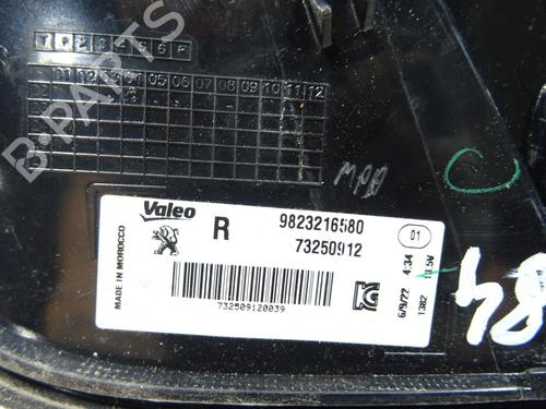 Right taillight PEUGEOT 208 II (UB_, UP_, UW_, UJ_) 1.2 PureTech 75 | BP29869324C35