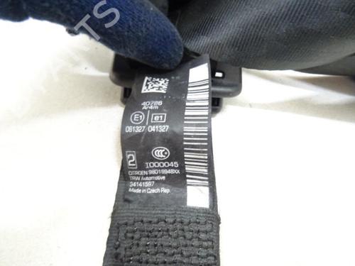 Used Rear left seatbelt Rear left seatbelt CITROËN C3 II (SC_) 1.2 VTi 82 (82 hp) 20043500 20043500