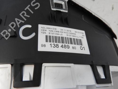 Used Instrument cluster Instrument cluster PEUGEOT 2008 I (CU_) 1.6 BlueHDi 100 (100 hp) 20047552 20047552