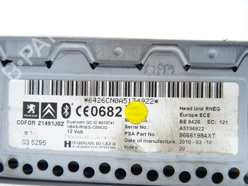 Radio PEUGEOT 5008 (0U_, 0E_) 1.6 HDi | BP20849790E6 