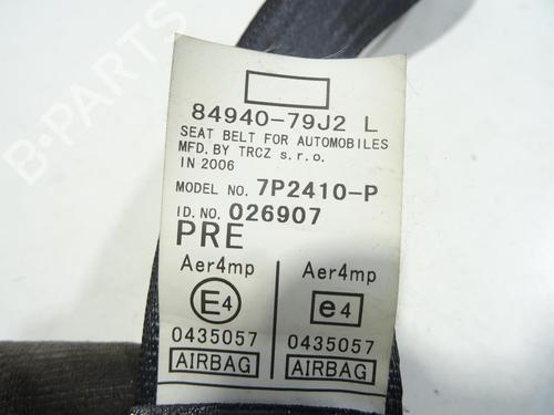 Used Front left seatbelt Front left seatbelt SUZUKI SX4 (EY, GY) 1.9 DDiS (RW419D) (120 hp) 27999814 27999814