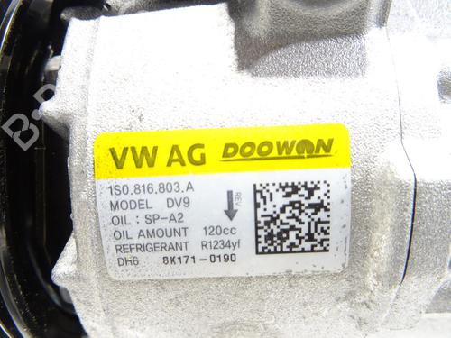 AC compressor SKODA CITIGO (NF1) 1.0 | BP29614288M34