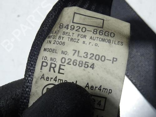 Used Front right seatbelt Front right seatbelt SUZUKI IGNIS II (MH) 1.5 4x4 (RM415) (99 hp) 33738817 33738817