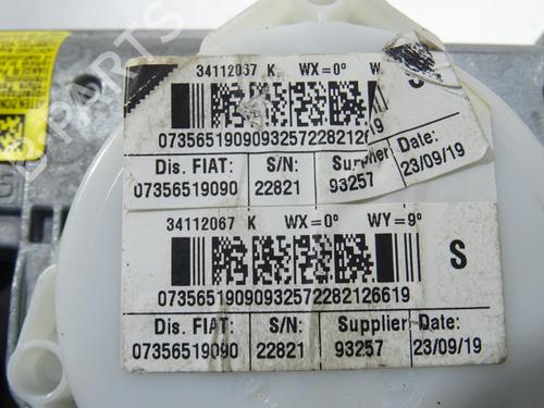 Used Front left seatbelt Front left seatbelt FIAT PANDA (312_, 319_) 0.9 (312PXG1A) (86 hp) 33723454 33723454