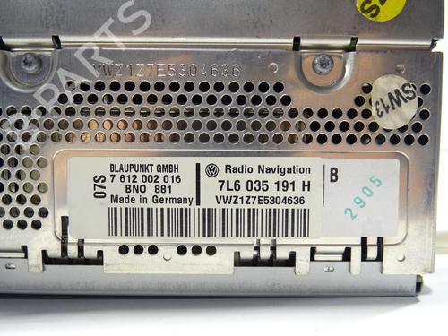 Radio VW TOUAREG (7LA, 7L6, 7L7) 2.5 R5 TDI | BP20062403E6 