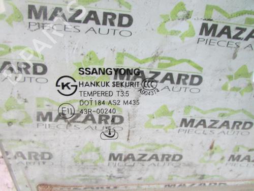 Front right door window SSANGYONG KORANDO (CK) 2.0 e-XDi | BP20039899C19 