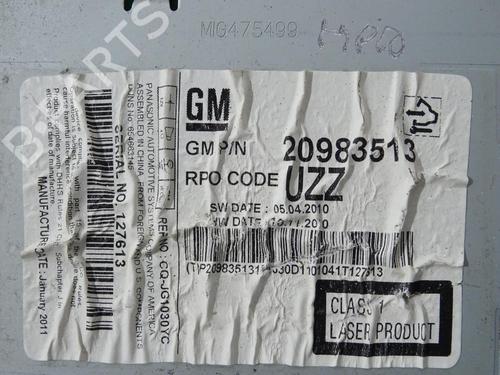 Radio CHEVROLET CRUZE (J300) 2.0 CDI | BP28079980E6 