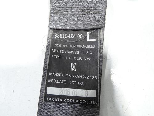 Used Front left seatbelt Front left seatbelt KIA SOUL II (PS) [2014-2019] 27633705 27633705