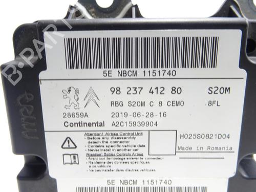 ECU airbags CITROËN BERLINGO Box Body/MPV (K9) 1.5 BlueHDi 100 | BP30089855M53 