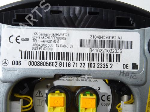 Førerens kollisjonspute MERCEDES-BENZ C-CLASS (W204) C 220 CDI (204.002) | BP29503787C9 