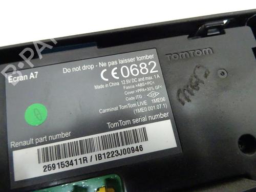 Used Display monitor Display monitor RENAULT MEGANE III Grandtour (KZ0/1) 1.5 dCi (KZ09, KZ0D, KZ1G, KZ29, KZ14, KZ1W, KZ10, KZ1F,... (110 hp) 20051798 20051798