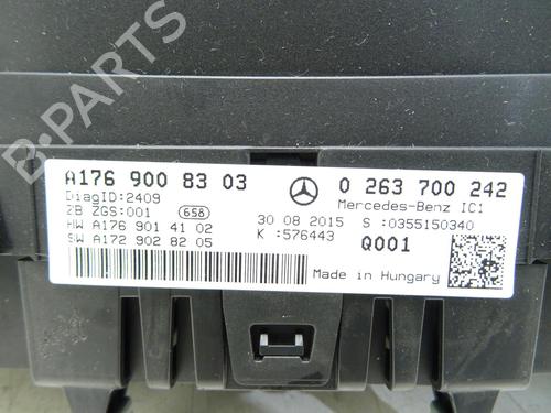 Instrument cluster MERCEDES-BENZ A-CLASS (W176) A 160 CDI / d (176.011) | BP31839313C47