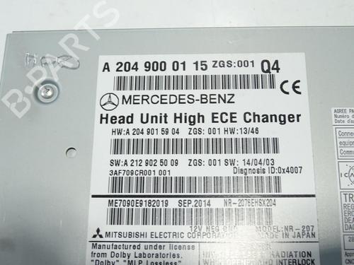 Radio MERCEDES-BENZ GLK-CLASS (X204) 250 CDI 4-matic (204.982, 204.904) | BP26939862E6 