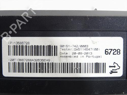 Electronic module OPEL ZAFIRA TOURER C (P12) 1.6 CDTI (75) | BP37589386M83 - Image 3