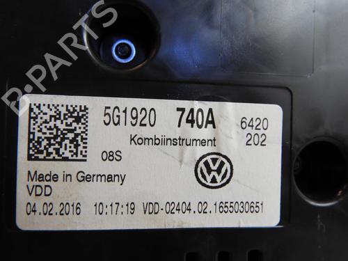 Used Instrument cluster Instrument cluster VW GOLF SPORTSVAN VII (AM1, AN1) [2014-2020] 20059124 20059124