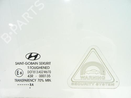 Front right door window HYUNDAI i10 I (PA) 1.2 | BP29501067C19 